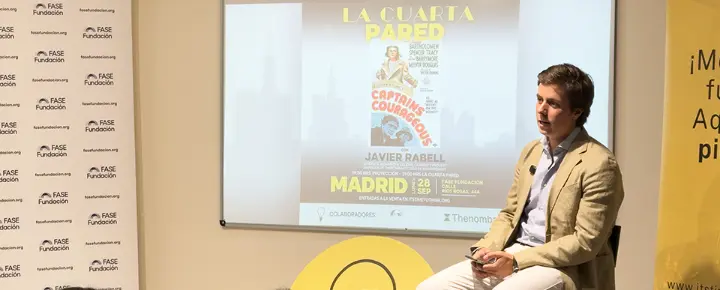 un momento de la ponencia de Javier Rabell